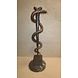 Bronzen object Esculaap 50cm Bronzen object Esculaap 50cm