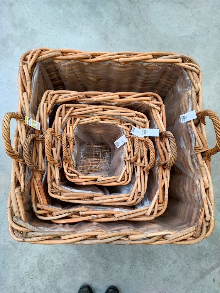 Wicker basket square 80cm Eliassen Home & Garden Pleasure