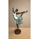 Afrikaans bronzen beeld Ballerina 37cm Afrikaans bronzen beeld Ballerina 37cm