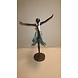 Afrikaans bronzen beeld Ballerina 37cm Afrikaans bronzen beeld Ballerina 37cm