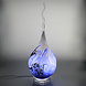 Glaslamp Arno France spiraal blauw 65cm Glaslamp Arno France spiraal blauw 65cm