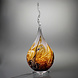 Glaslamp Arno France spiraal bruin 65cm Glaslamp Arno France spiraal bruin 65cm