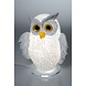 Glaslampe Arno France Eule weiß 30cm Glaslampe Arno France Eule weiß 30cm