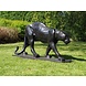Beeld brons Panter lopend 138cm Beeld brons Panter lopend 138cm