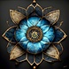 Glasschilderij Flower power 120x120cm. Glasschilderij Flower power 120x120cm.