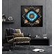 Glasschilderij Flower power 120x120cm. Glasschilderij Flower power 120x120cm.