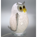 Glaslampe Arno France Eule weiß 30cm Glaslampe Arno France Eule weiß 30cm
