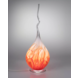 Glaslamp Arno France smoke rood 65cm Glaslamp Arno France smoke rood 65cm