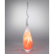 Glaslamp Arno France smoke rood 65cm Glaslamp Arno France smoke rood 65cm