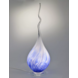 Glaslamp Arno France smoke blauw 65cm Glaslamp Arno France smoke blauw 65cm