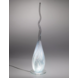 Glaslamp Arno France smoke turquoise blauw 65cm Glaslamp Arno France smoke turquoise blauw 65cm