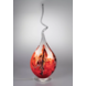 Glaslampe Arno France Spirale rot 65cm Glaslampe Arno France Spirale rot 65cm