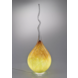 Glaslampe Arno France Streifen Bernsteingrün 65cm Glaslampe Arno France Streifen Bernsteingrün 65cm
