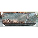 Metalen 3D metalen schilderij Erasmus brug Rotterdam 60x150cm Metalen 3D metalen schilderij Erasmus brug Rotterdam 60x150cm