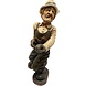 Beeld tuinman die slang vast kan houden 63cm Beeld tuinman die slang vast kan houden 63cm