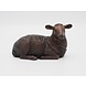 Liegendes Schaf aus Bronze, 12 cm Liegendes Schaf aus Bronze, 12 cm