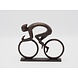 Bronzen beeld racefietser 17cm Bronzen beeld racefietser 17cm