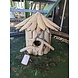 Houten beeld vogelhuisje muurmodel Houten beeld vogelhuisje muurmodel