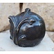 Bronzen urn met abstracte bloemen 6cm Bronzen urn met abstracte bloemen 6cm