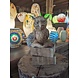 Holzstatue einer Eule auf Büchern, 25 cm Holzstatue einer Eule auf Büchern, 25 cm