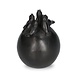 Bronzen urn met 7 vogeltjes grote maat 23cm Bronzen urn met 7 vogeltjes grote maat 23cm