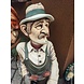 Beeld tuinman die slang vast kan houden 63cm Beeld tuinman die slang vast kan houden 63cm