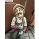 Statue Gärtner mit Laterne 95 cm Statue Gärtner mit Laterne 95 cm
