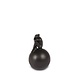 Bronzen urn verdrietig meisje 8,5cm Bronzen urn verdrietig meisje 8,5cm