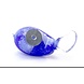 Glas vogel op tuinsteker hangende staart blauw 90cm. Glas vogel op tuinsteker hangende staart blauw 90cm.