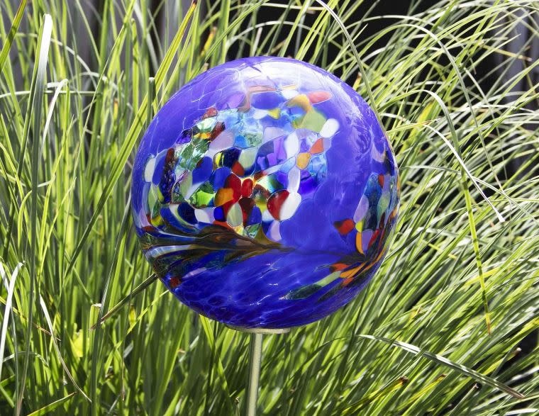 Glass ball for garden deals