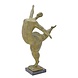 Bronzen beeld danseres op 1 been 54cm Bronzen beeld danseres op 1 been 54cm