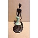 Afrikanische Bronzestatue Mutter mit 2 Kindern 22cm Afrikanische Bronzestatue Mutter mit 2 Kindern 22cm