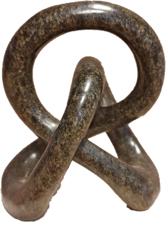 Soapstone statue Love knot 8cm Eliassen Home & Garden Pleasure