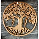 Wandpaneel Holz um Lebensbaum 100cm Wandpaneel Holz um Lebensbaum 100cm