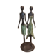Afrikaans bronzen beeld Verliefd paar 33cm Afrikaans bronzen beeld Verliefd paar 33cm