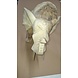 Beeld hout Olifant met indisch kleed 30cm Beeld hout Olifant met indisch kleed 30cm