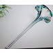 Glazen bloem Lelie turquoise 25cm Glazen bloem Lelie turquoise 25cm