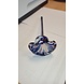 Glazen bloem Lelie blauw -wit 25cm Glazen bloem Lelie blauw -wit 25cm