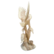 Beeld hout Uil met baby's 80cm Beeld hout Uil met baby's 80cm