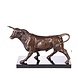 Beeld Stier lopend brons 42cm Beeld Stier lopend brons 42cm