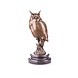 Beeld brons Uil 30cm Beeld brons Uil 30cm