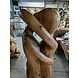 Beeld hout abstract liefdeskoppel man en vrouw 150cm Beeld hout abstract liefdeskoppel man en vrouw 150cm