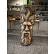Boomstam met handgesneden boswezen 46cm Boomstam met handgesneden boswezen 46cm