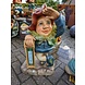 Beeld kabouter Woody Thermometer 65cm Beeld kabouter Woody Thermometer 65cm