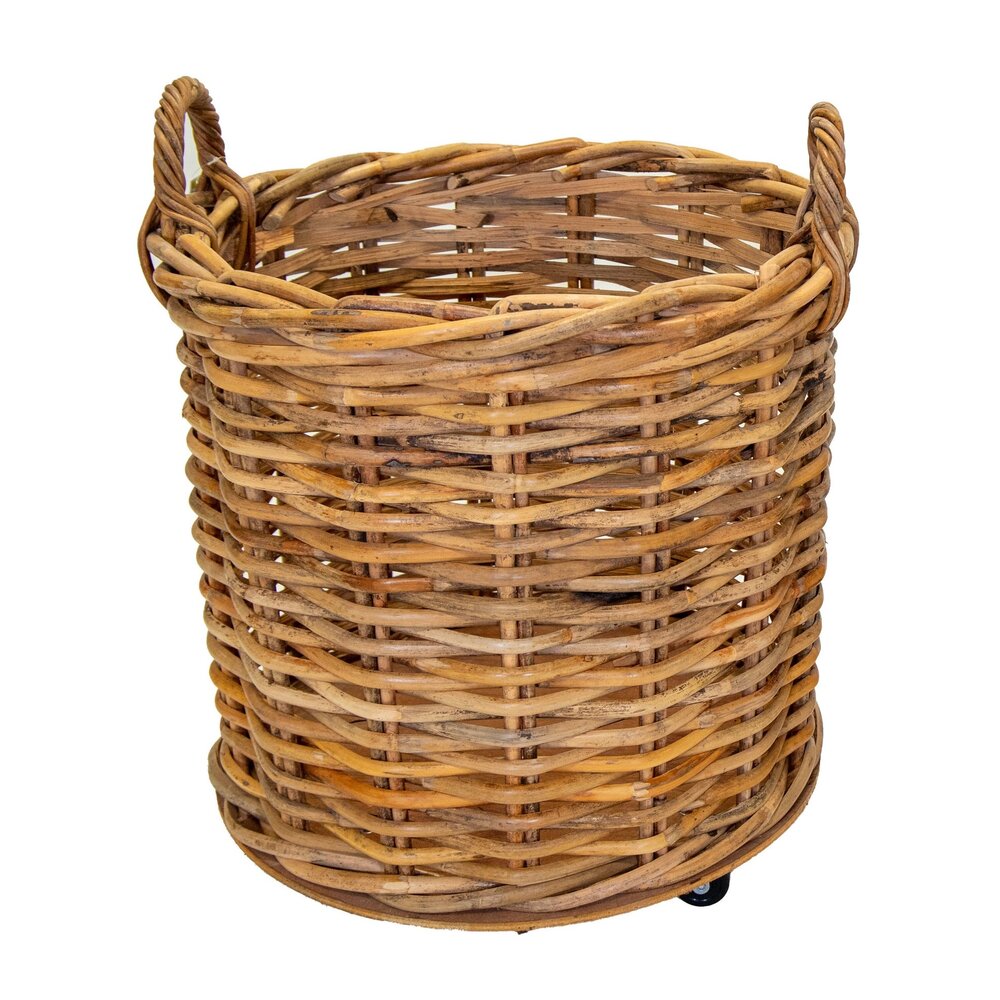 Wicker basket around 60 cm with wheels Eliassen Home & Garden Pleasure
