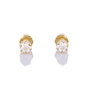 Oorknopjes Geboortesteen April Kristal