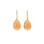 Oorbellen Geboortesteen November Citrien Druppel Mini