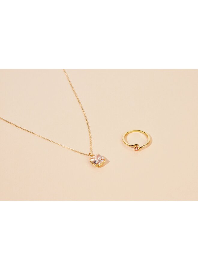 Geboortesteen Ketting september saffier