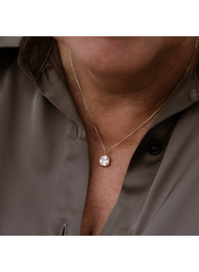 Geboortesteen Ketting april kristal