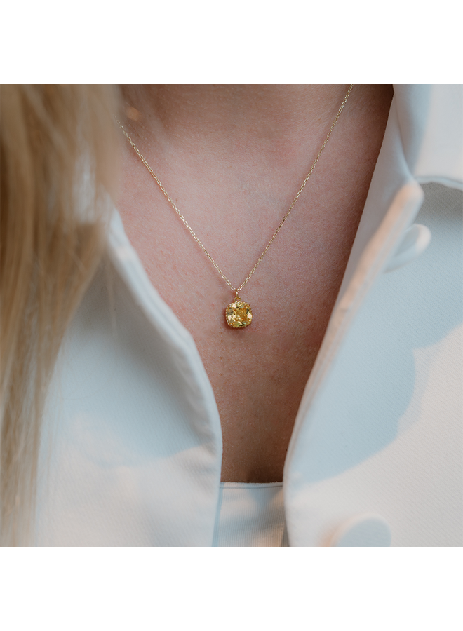 Geboortesteen Ketting november citrien